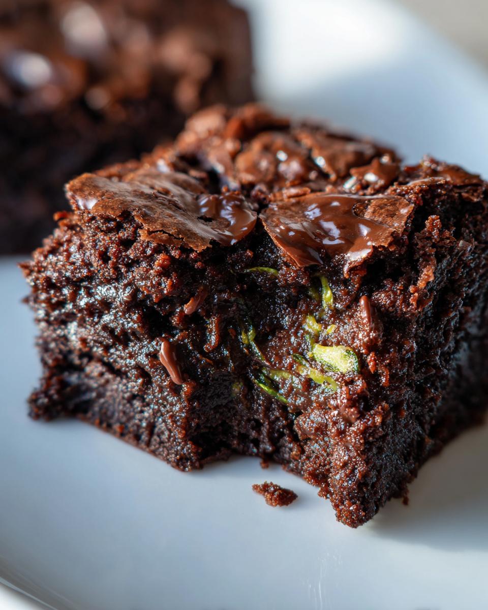 Chocolate Zucchini Brownies - detail 2