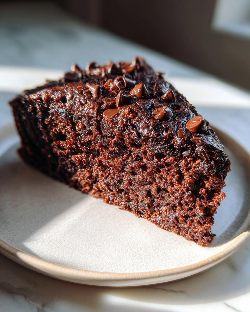 Chocolate Zucchini Cake that's Secretly Healthy - detail 1