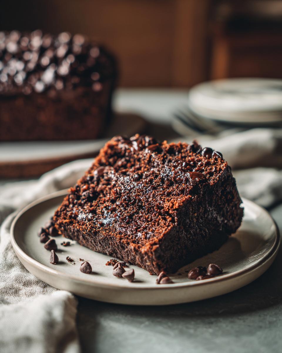 Chocolate Zucchini Cake that's Secretly Healthy - detail 3