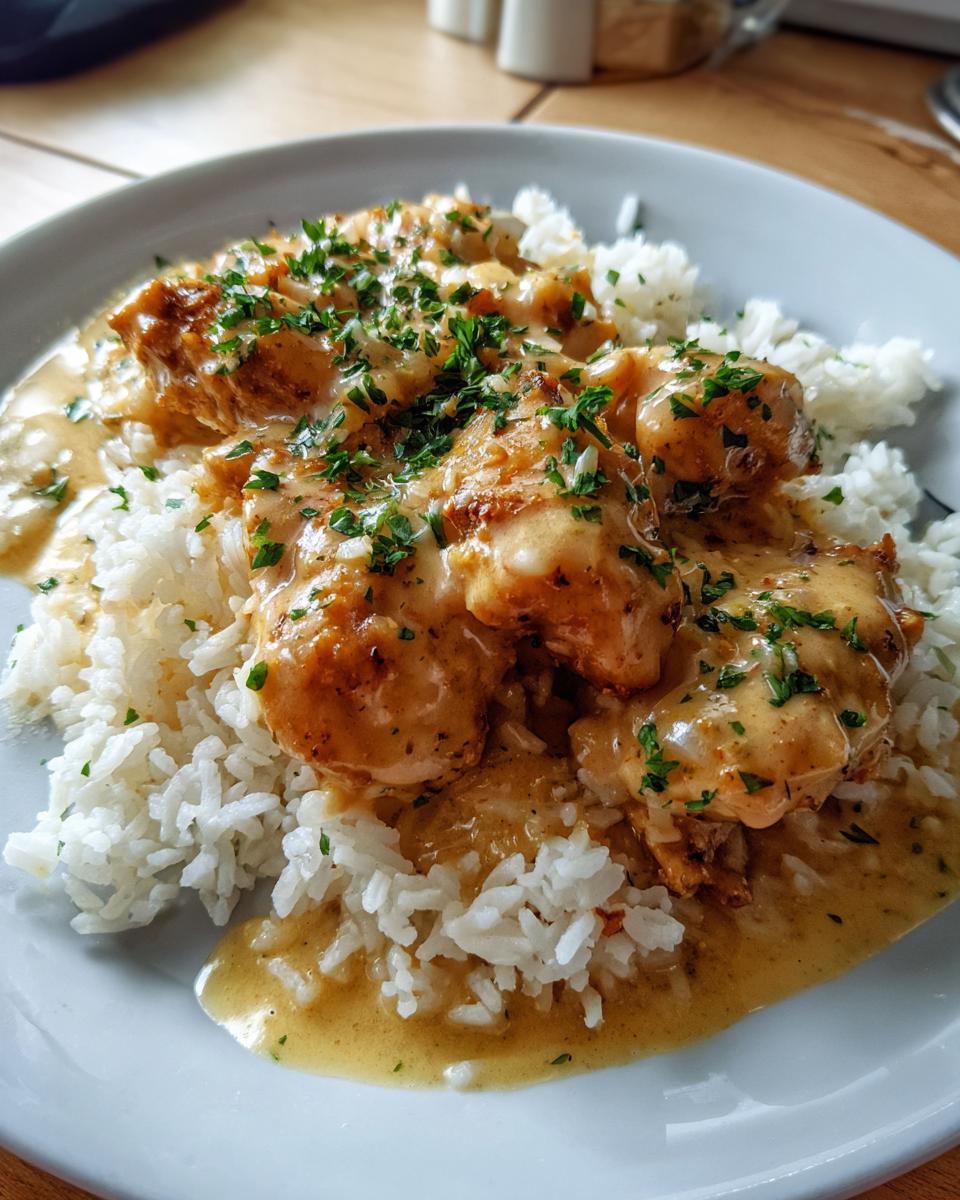 Creamy Smothered Chicken and Rice - detail 1