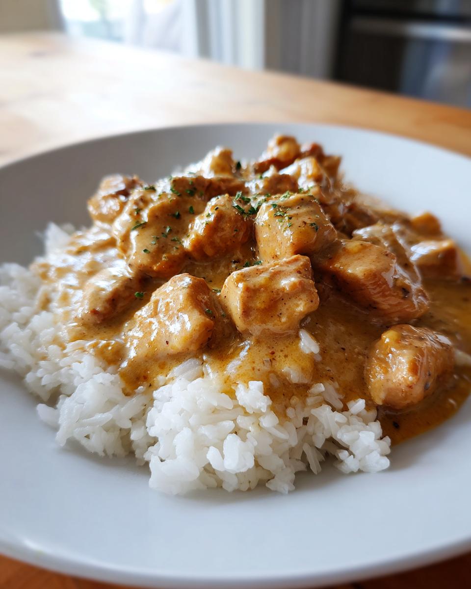 Creamy Smothered Chicken and Rice - detail 2