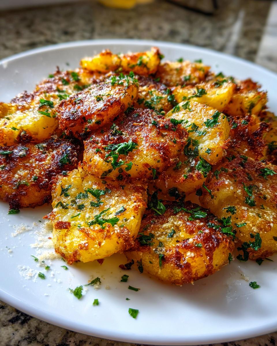 Crispy Parmesan Smashed Potatoes - detail 1