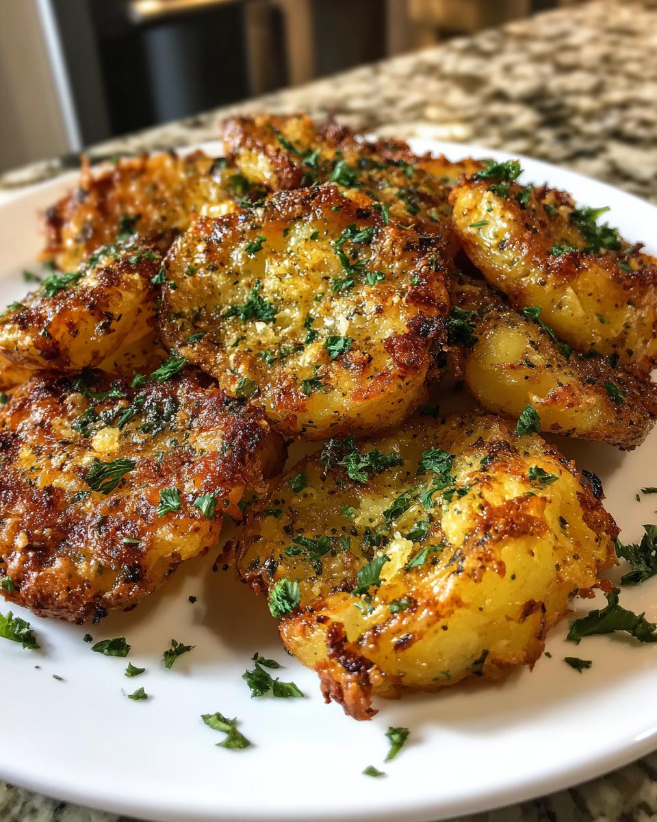 Crispy Parmesan Smashed Potatoes - detail 2