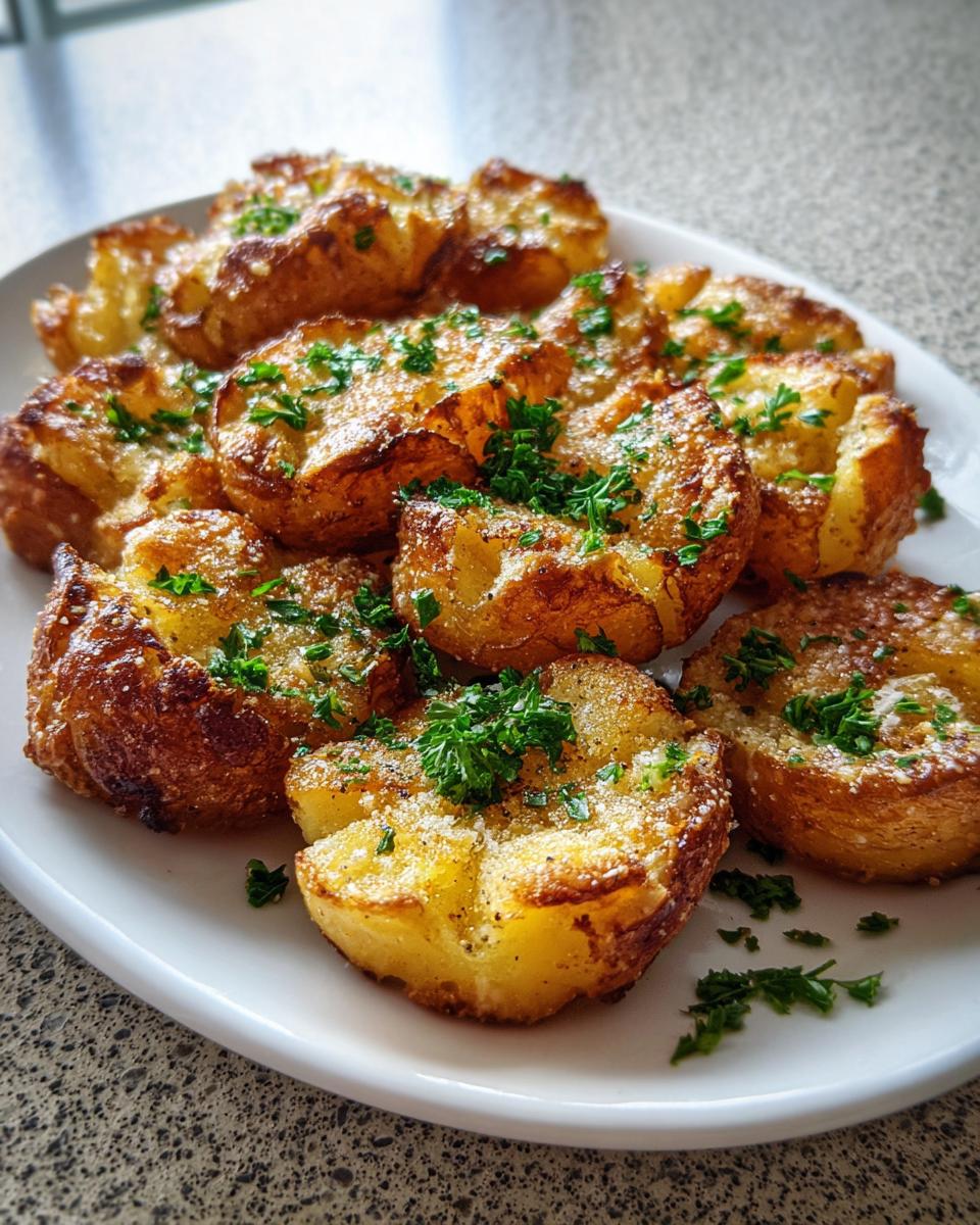 Crispy Parmesan Smashed Potatoes - detail 3