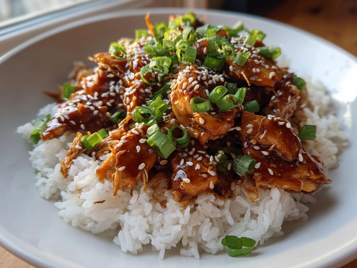 4-Ingredient Crockpot Teriyaki Chicken for Unstoppable Flavor