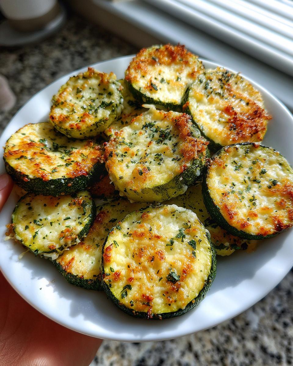 Easy Baked Parmesan Zucchini Slices - detail 1