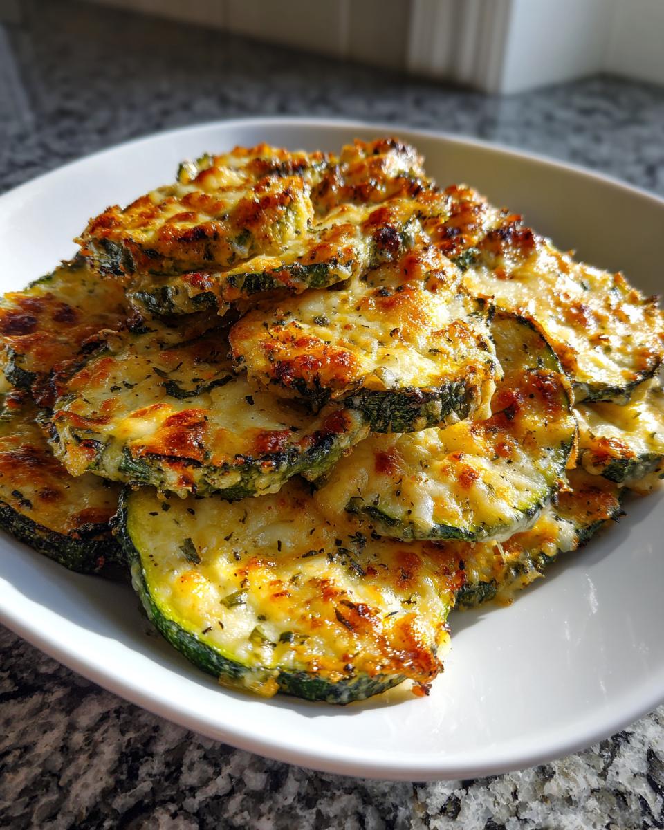 Easy Baked Parmesan Zucchini Slices - detail 2
