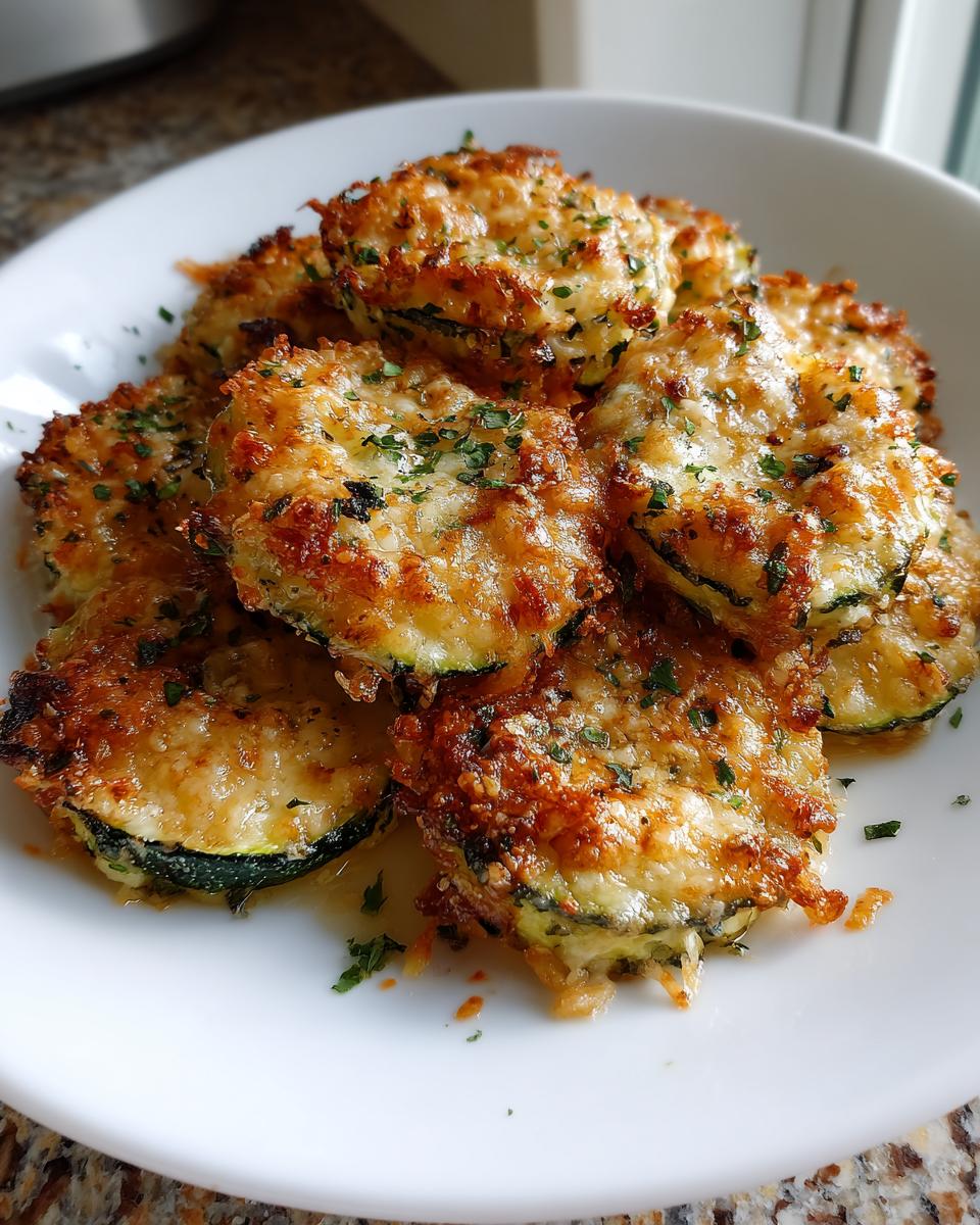 Easy Baked Parmesan Zucchini Slices - detail 3
