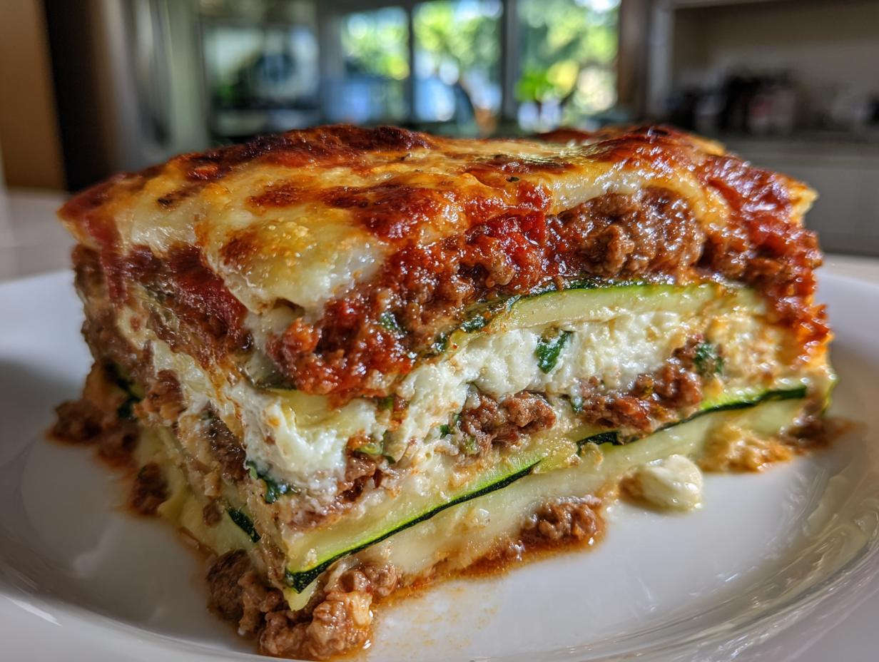 Ditch Carbs With This Delicious Zucchini Lasagna Recipe