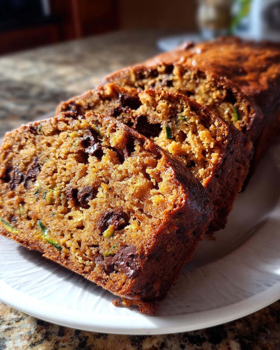 Fall-Inspired Chocolate Chip Pumpkin Zucchini Bread Recipe - detail 1