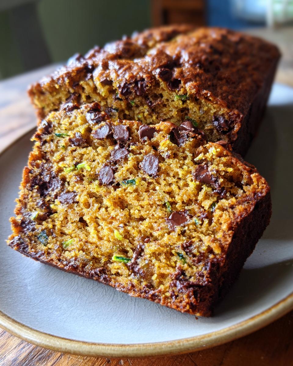 Fall-Inspired Chocolate Chip Pumpkin Zucchini Bread Recipe - detail 2