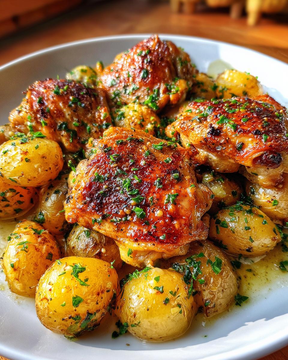 Garlic Parmesan Chicken and Potatoes - detail 1
