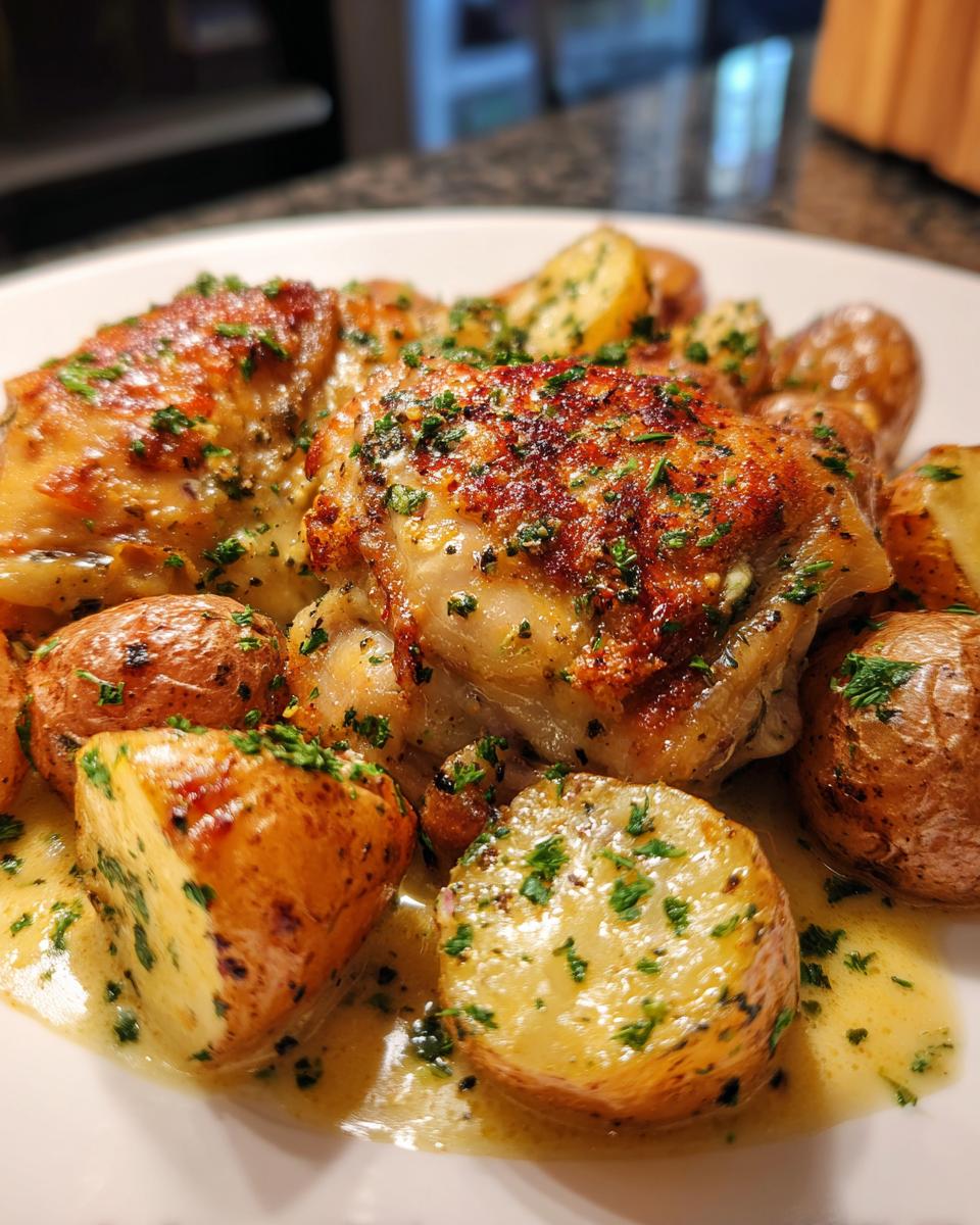 Garlic Parmesan Chicken and Potatoes - detail 2
