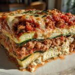 Healthy Meal Prep Zucchini Lasagna