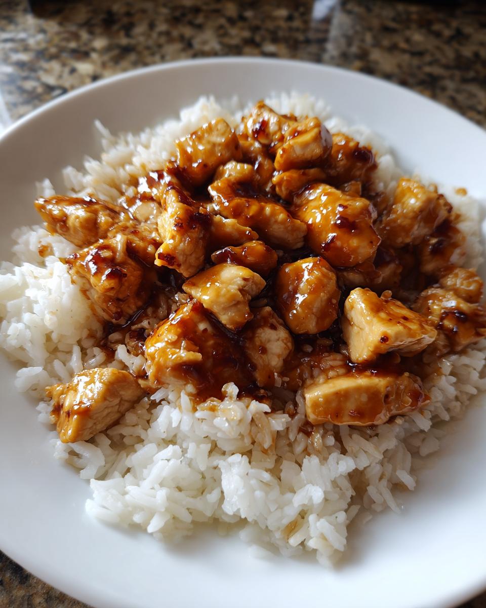 Honey BBQ Chicken Rice - detail 1