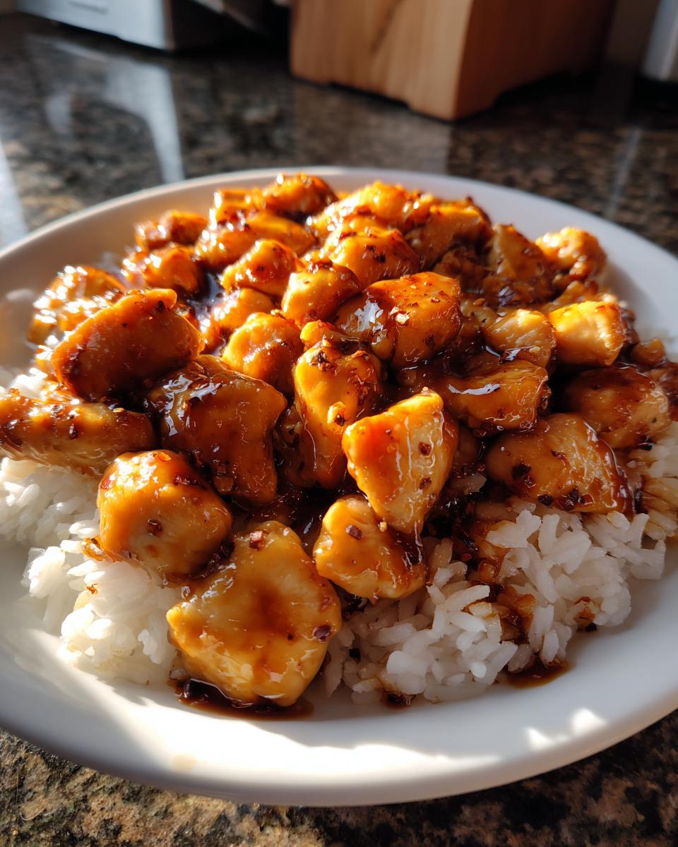 Honey BBQ Chicken Rice - detail 2