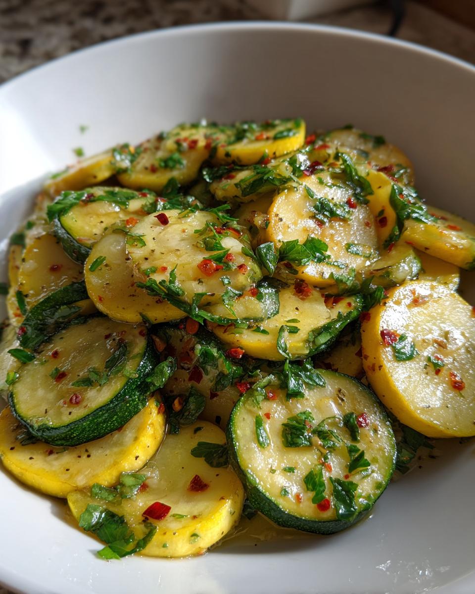 Low Carb Garlic Butter Zucchini & Yellow Squash Recipe - detail 3