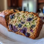 Moist Blueberry Zucchini Bread Recipe (Easy & Healthy)