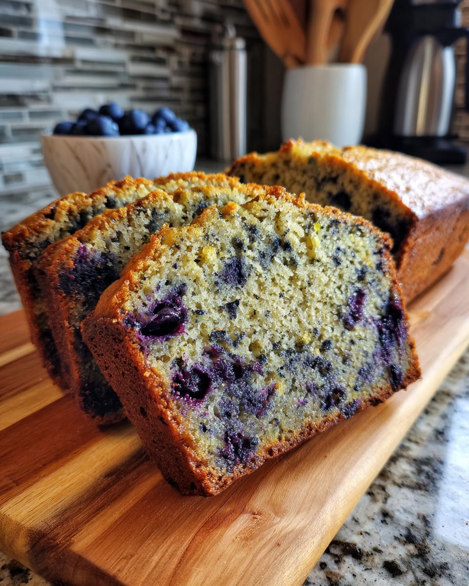 Moist Blueberry Zucchini Bread Recipe (Easy & Healthy) - detail 2