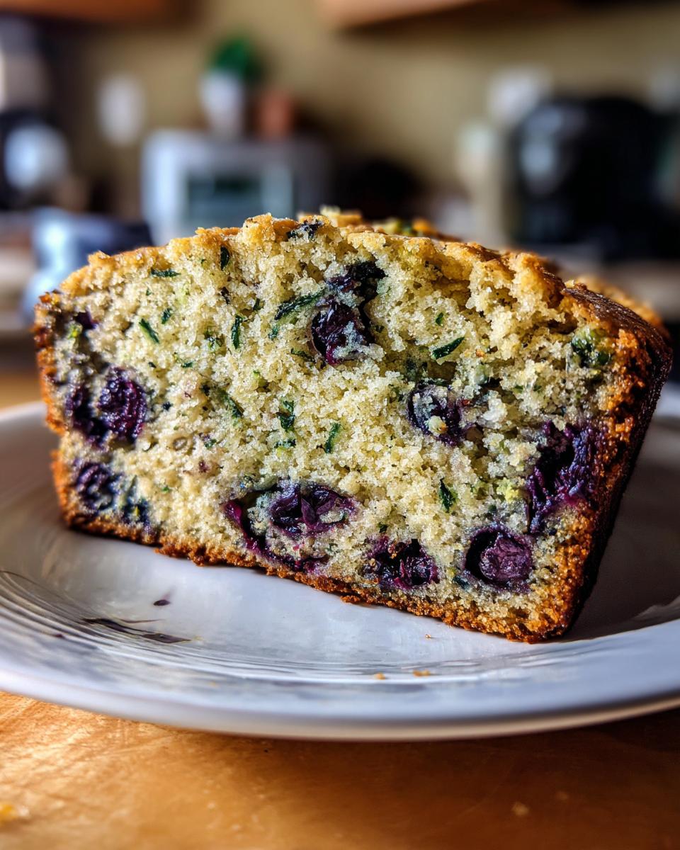 Moist Blueberry Zucchini Bread Recipe (Easy & Healthy) - detail 3