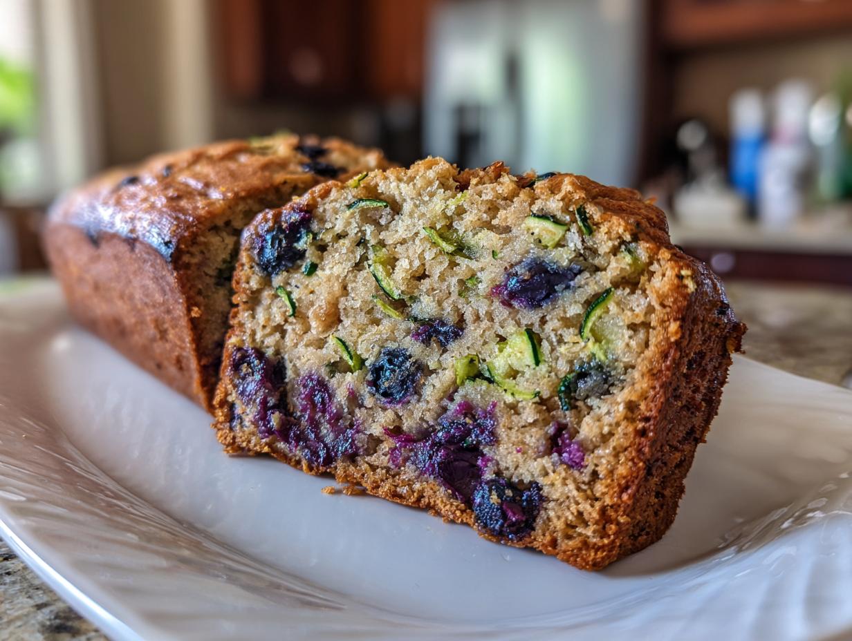 Delicious: Moist Blueberry Zucchini Bread Recipe