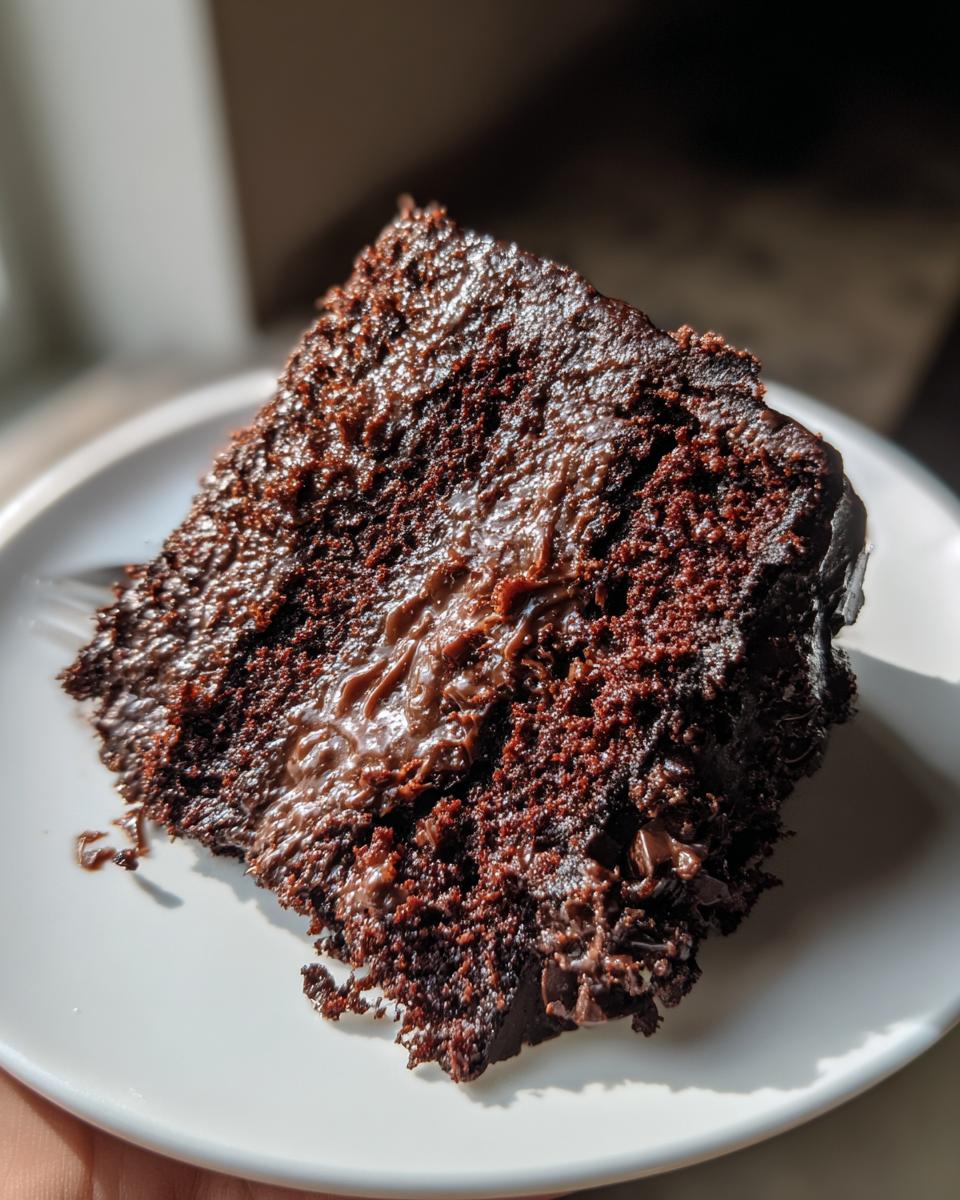 Moist Double Chocolate Zucchini Cake - detail 3