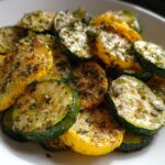 Oven Roasted Zucchini and Squash
