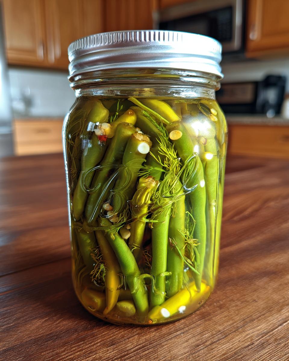Pickled Dilly Beans - detail 2