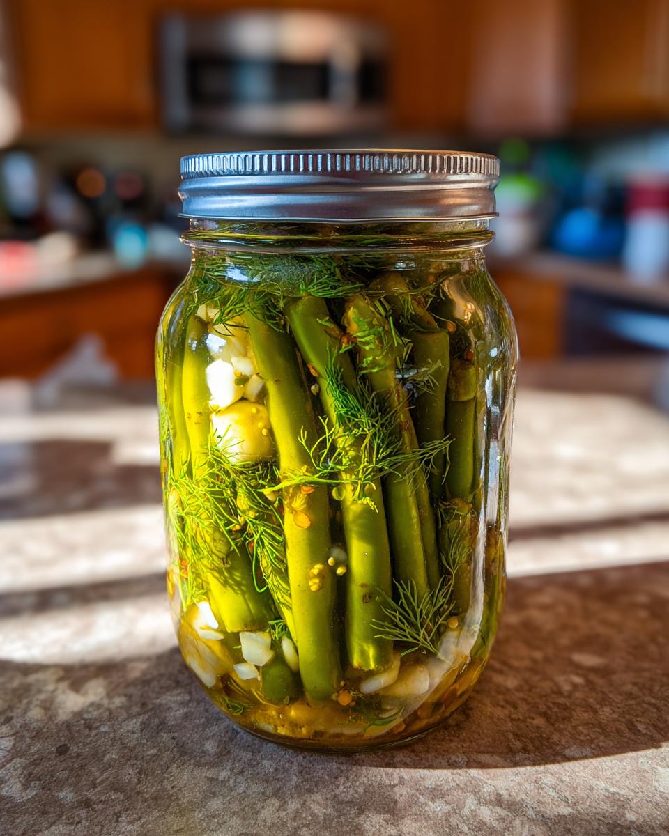 Pickled Dilly Beans - detail 3