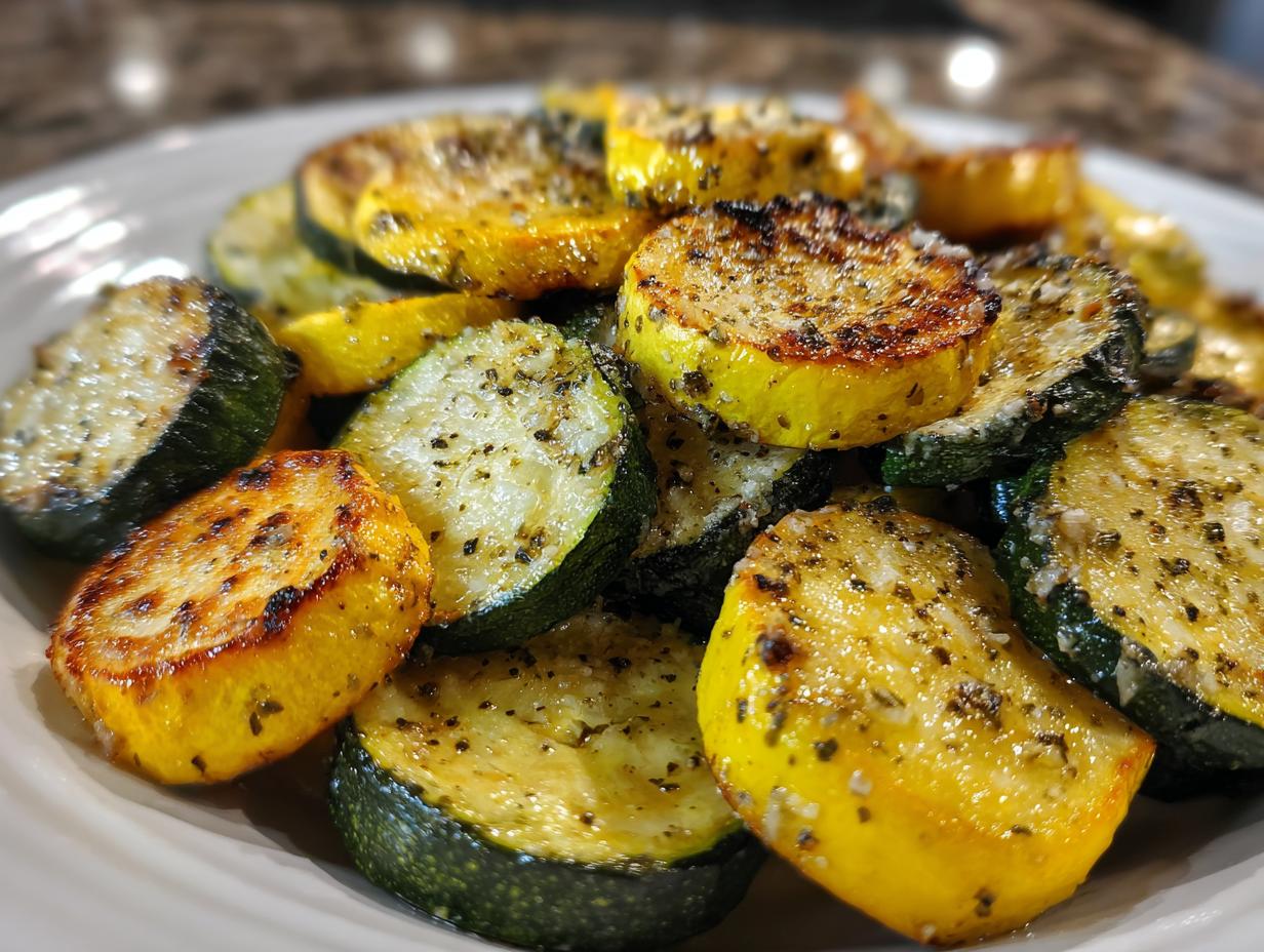 Roasted Zucchini Squash That’s Crispy, Savory & Totally Addictive!
