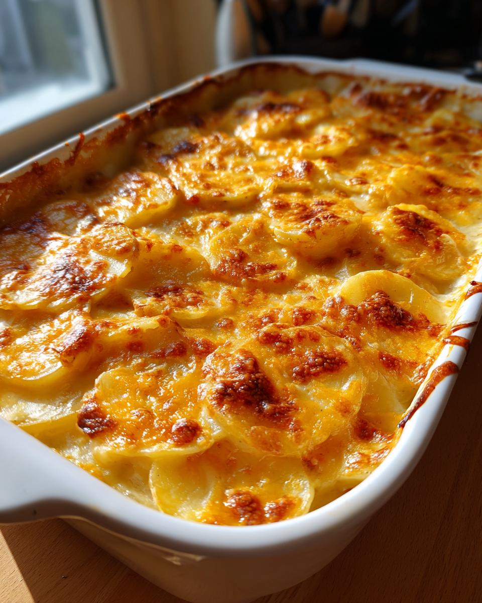 Simple Cheesy Scalloped Potatoes - detail 1