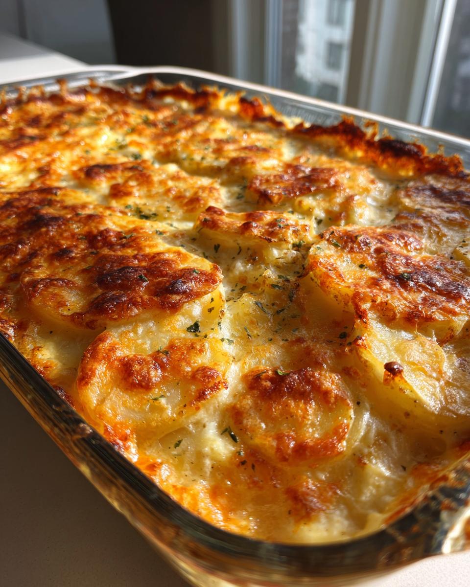 Simple Cheesy Scalloped Potatoes - detail 2