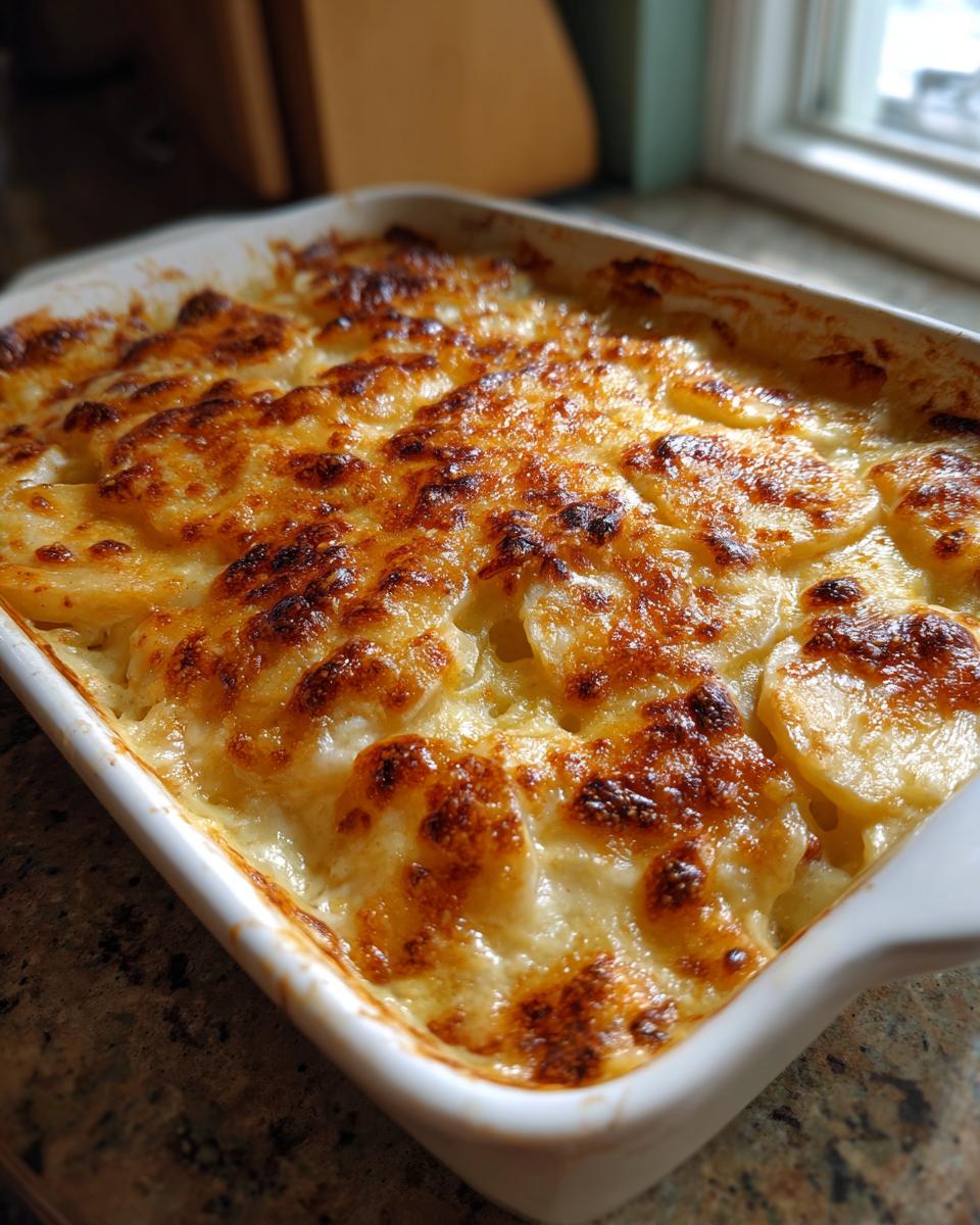 Simple Cheesy Scalloped Potatoes - detail 3