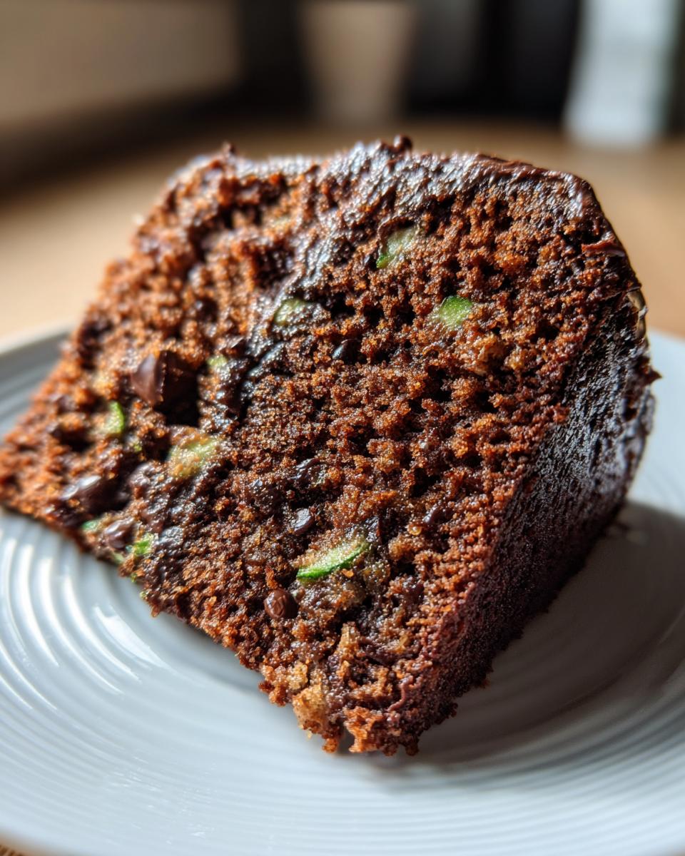 The Best Moist Chocolate Zucchini Cake - detail 2