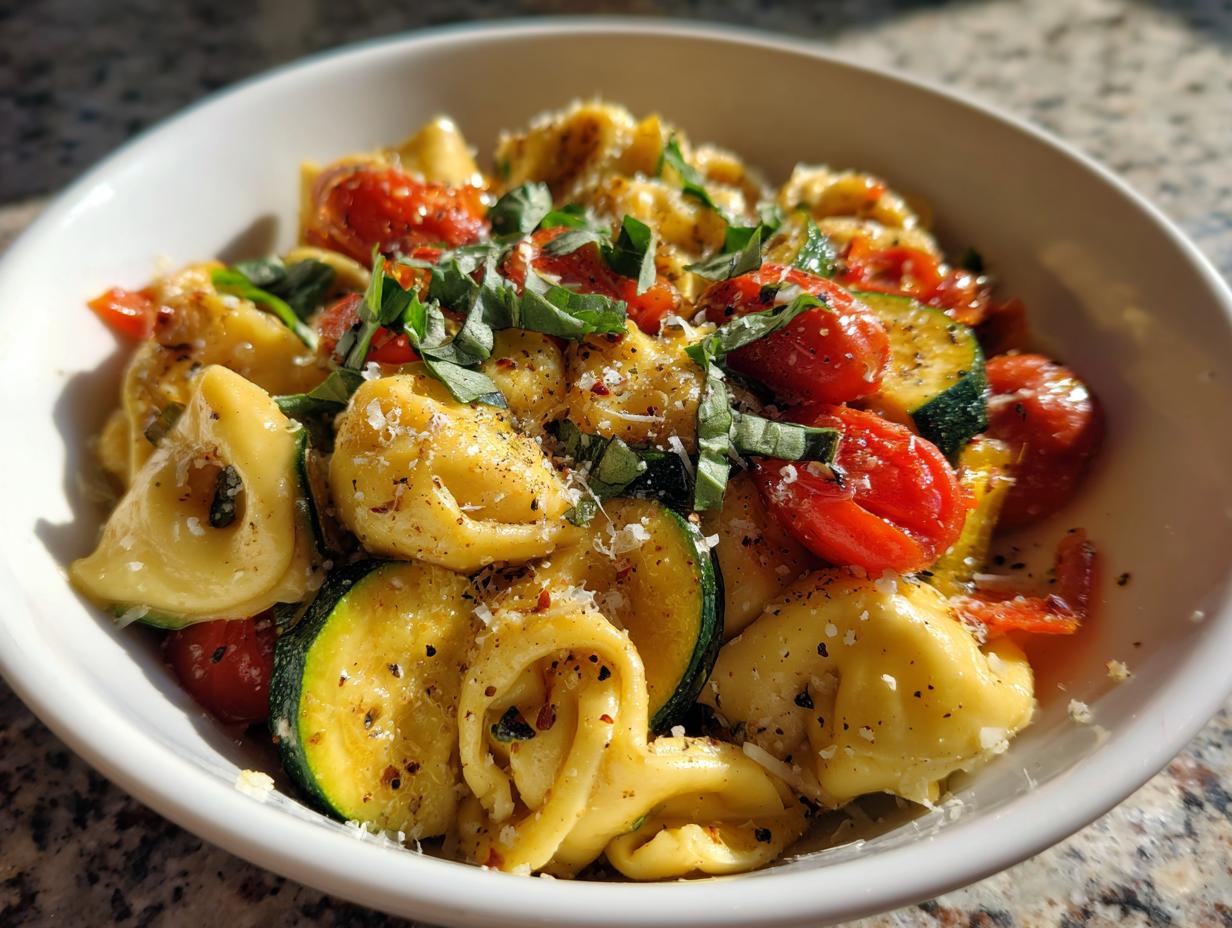 25-Minute Tortellini with Summer Veggies: Pure Sunshine Pasta!