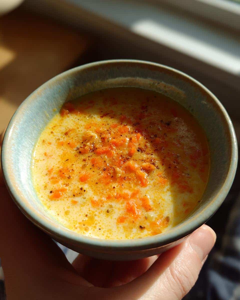 Apple Carrot and Pumpkin Soup - detail 1