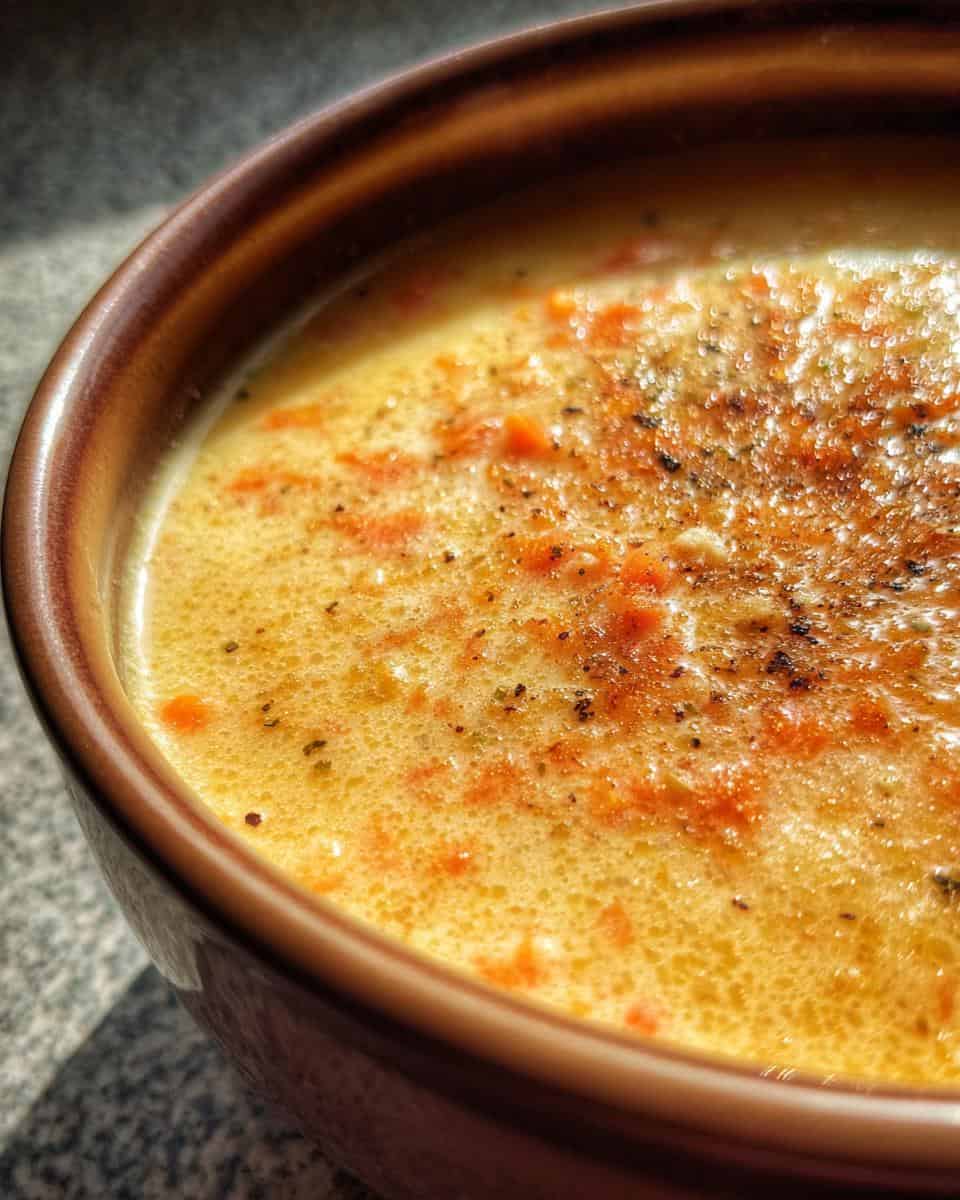 Apple Carrot and Pumpkin Soup - detail 2