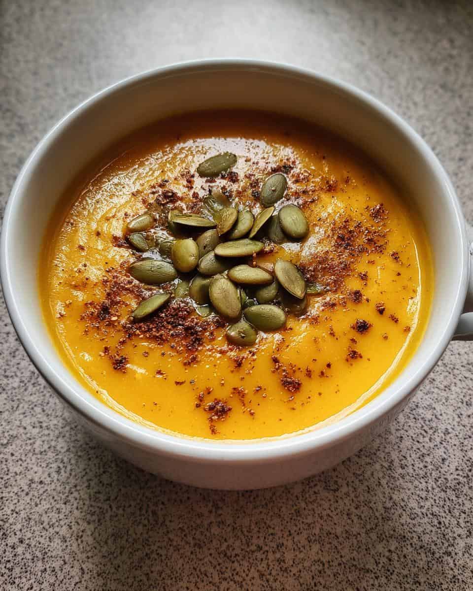 Autumn-Spiced Roasted Pumpkin Soup - detail 3
