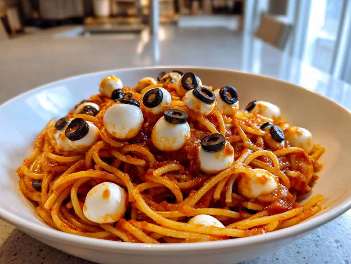 Devilish Bloody Spaghetti: 5-Star Halloween Pasta Recipe