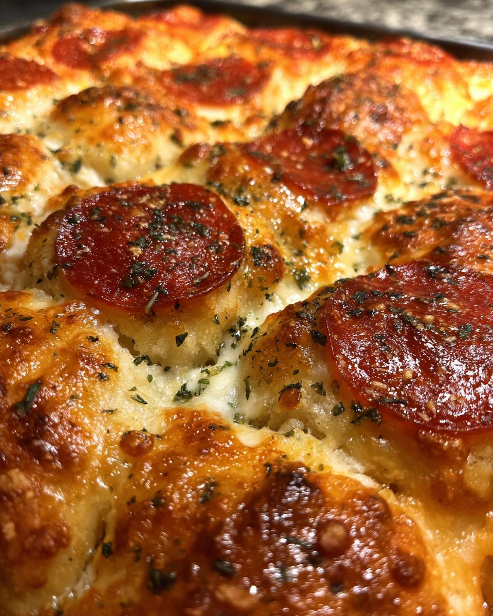 Bubble Up Pizza Bake - detail 2