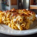 Cheesy Pasta Bake with Pumpkin
