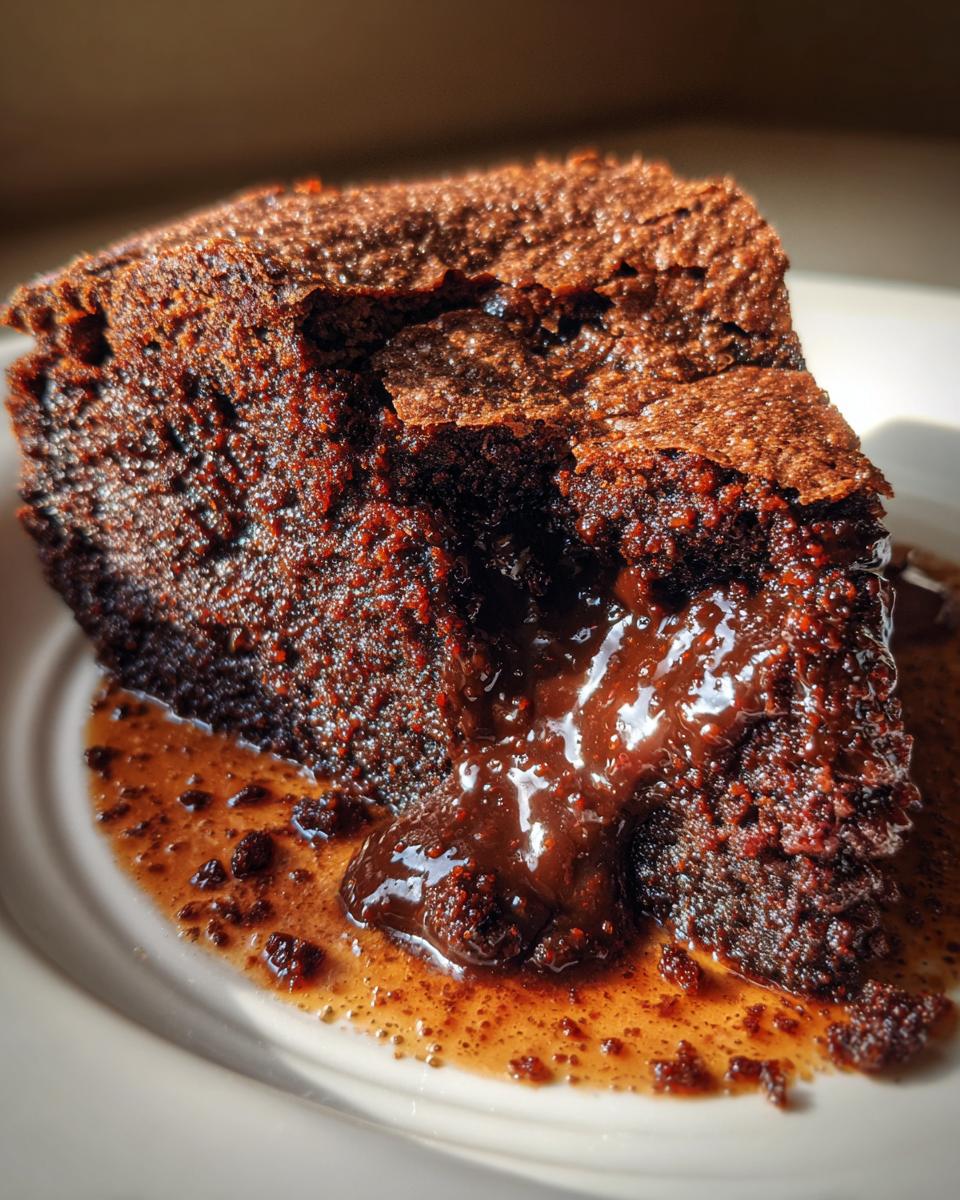 Chocolate Earthquake Cake - detail 1