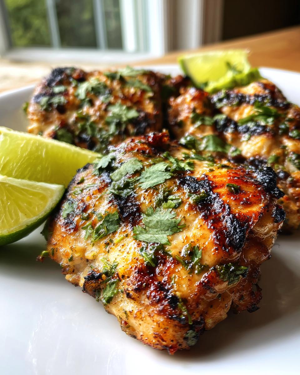 Cilantro Lime Chicken Thighs - detail 1