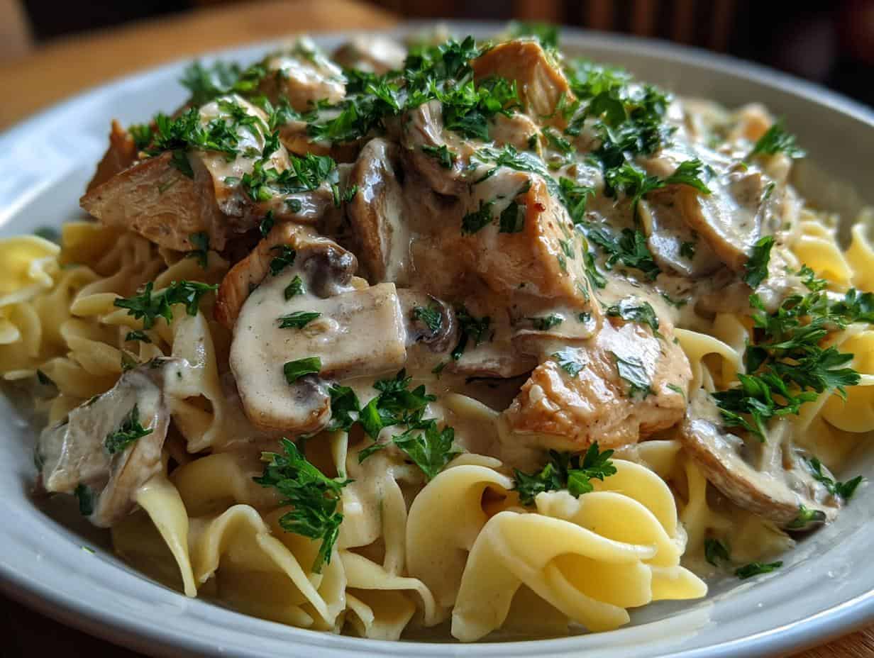 Perfect Classic Chicken Stroganoff in Under 40 Minutes