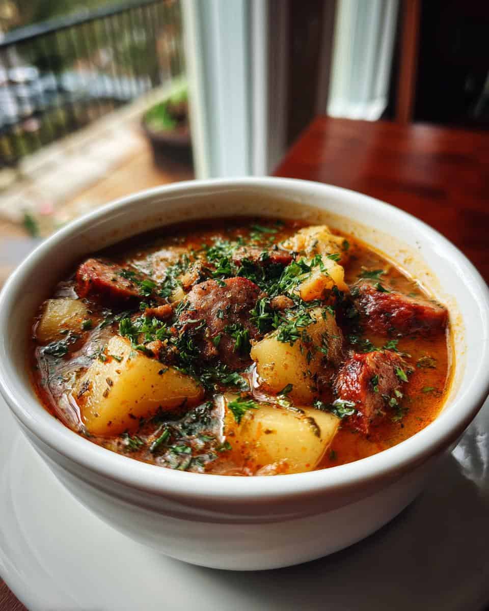 Cozy Italian Sausage and Potato Soup - detail 2