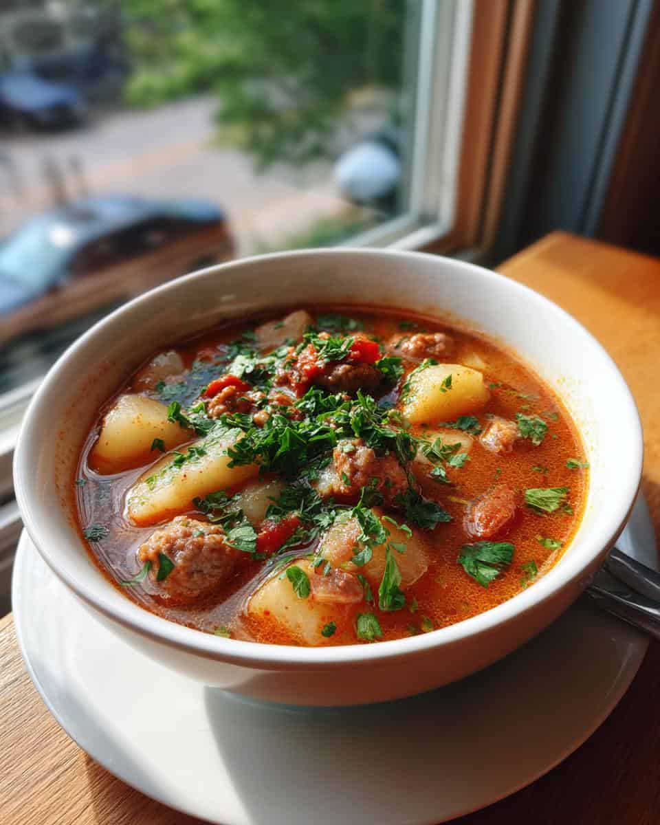 Cozy Italian Sausage and Potato Soup - detail 3