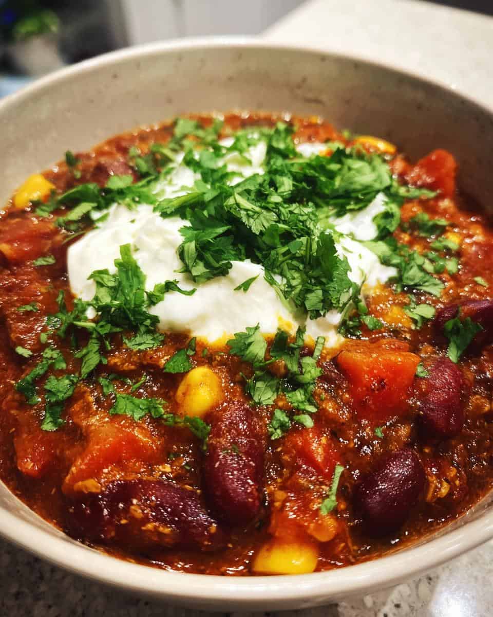 Cozy Vegetarian Chili for Chilly Evenings - detail 2