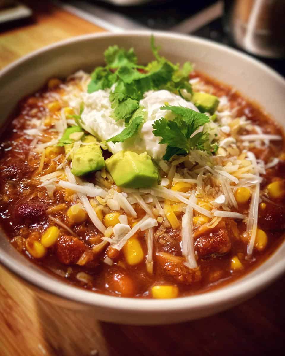 Cozy Vegetarian Chili for Cold Nights - detail 1
