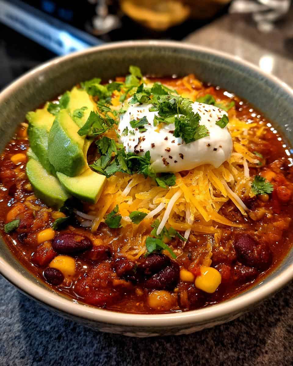 Cozy Vegetarian Chili for Cold Nights - detail 2