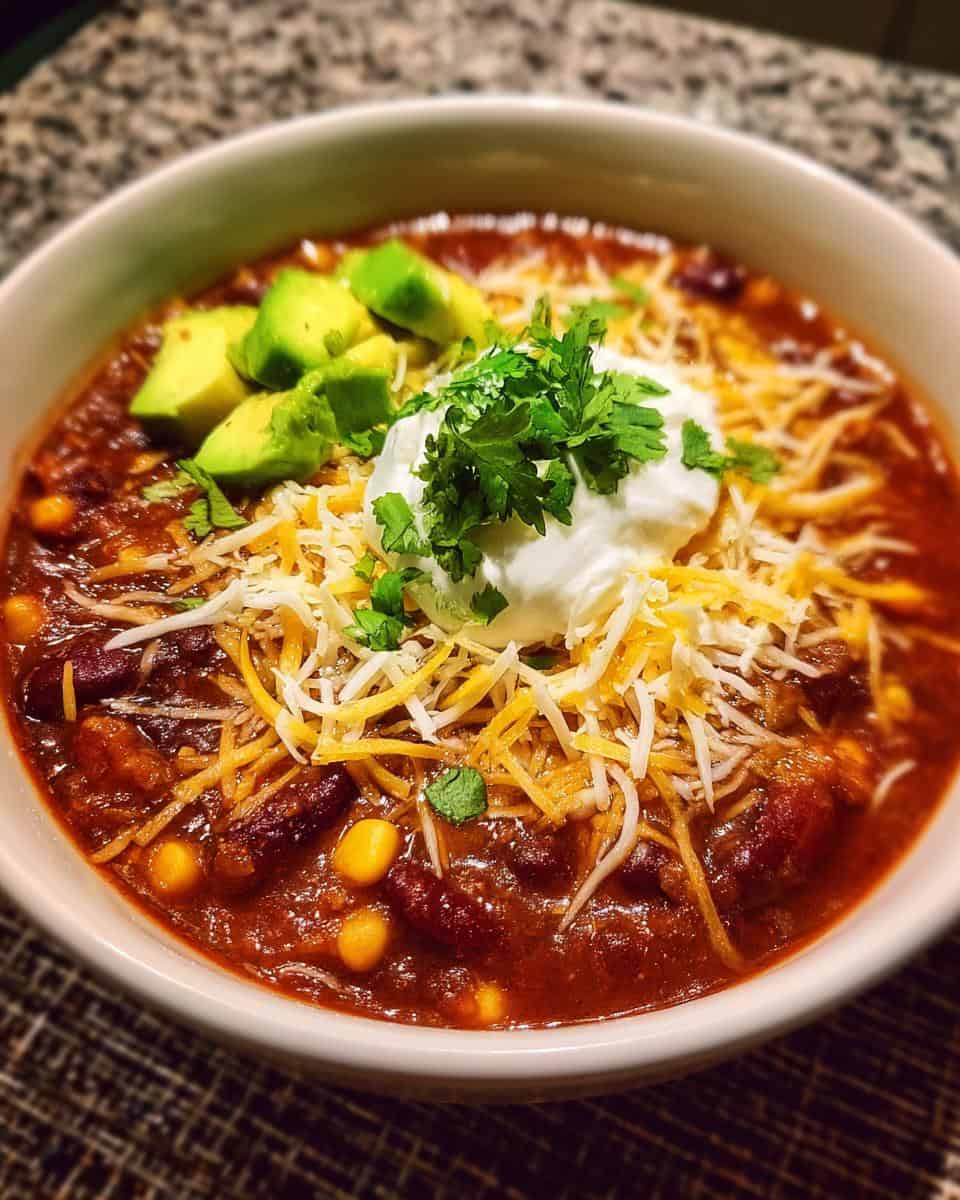 Cozy Vegetarian Chili for Cold Nights - detail 3